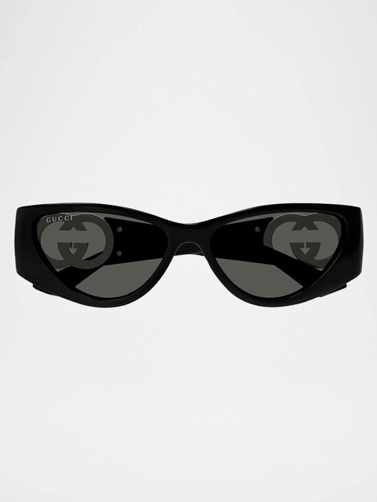 NEW GUCCI SUNGLASSES WOMEN BLACK EYEWEAR GUCCI GG1824S 001